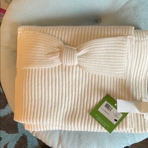 Kate spade cream scarf